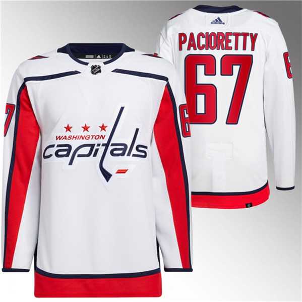 Men%27s Washington Capitals #67 Max Pacioretty White Stitched Jersey->vancouver canucks->NHL Jersey